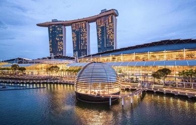 Marina Bay Sands — жемчужина Сингапура